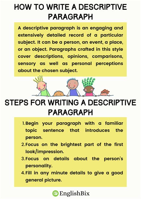 descriptive paragraph about a person examples