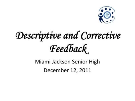 Descriptive Prescetive And Corrective