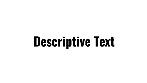 Descriptive Text Adalah