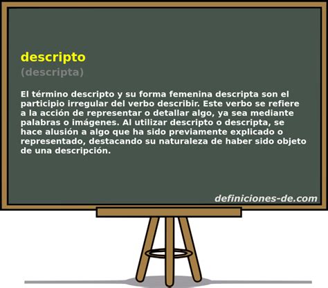 Descrito O Descripto