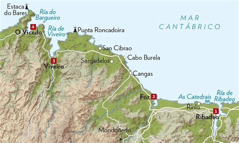 Descubra las maravillas ocultas de la Costa de Lugo con nuestro mapa interactivo