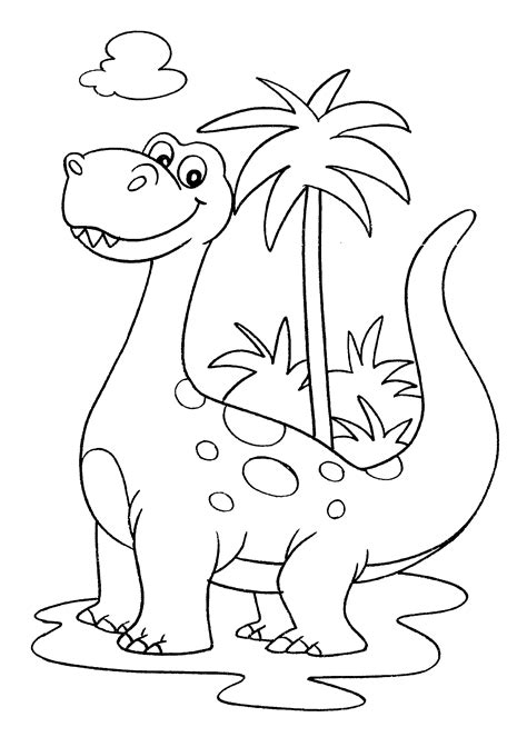 desenho dinossauro para colorir