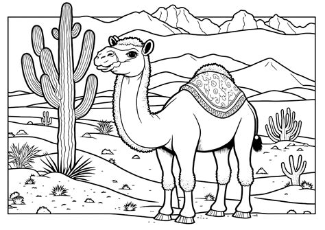 Desert Coloring Pages Free Amp Printable Desert Coloring Pages To Print - Desert Coloring Pages To Print