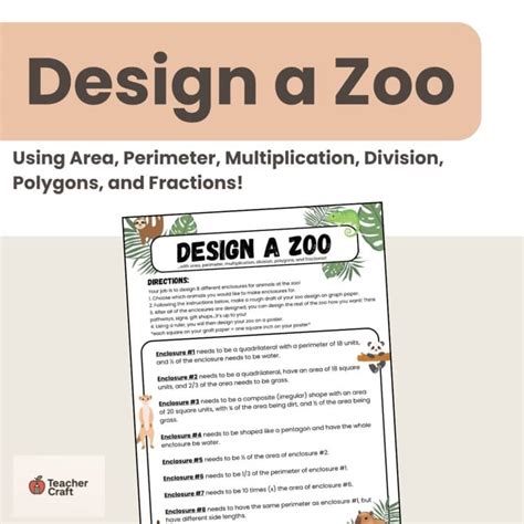 Design A Zoo Math Project Answer Key