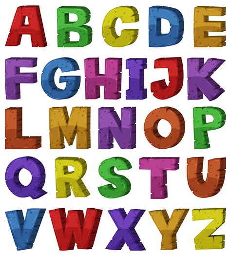 design alphabets a to z