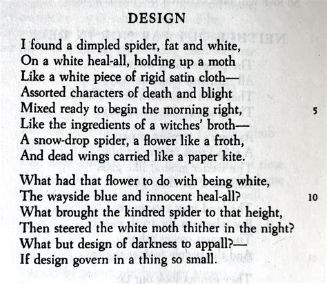 Design By Robert Frost Poem Analysis Robert Frost Rhyme Scheme - Robert Frost Rhyme Scheme