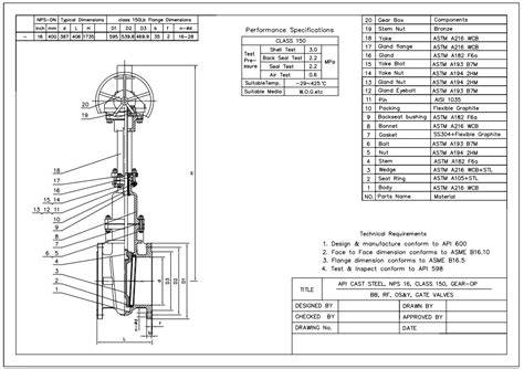 design calculations for gate valves