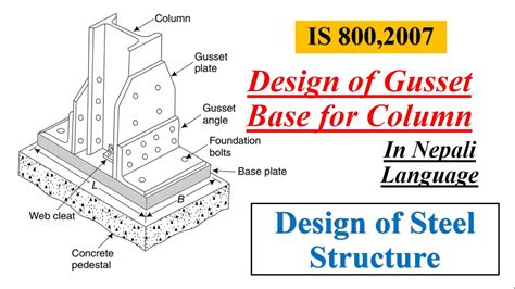 Design Gusset Base Plate Example