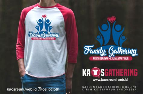 Design Kaos Gathering  Pantai Derawan Employee Gathering Kaos Family Gathering Kaos - Design Kaos Gathering