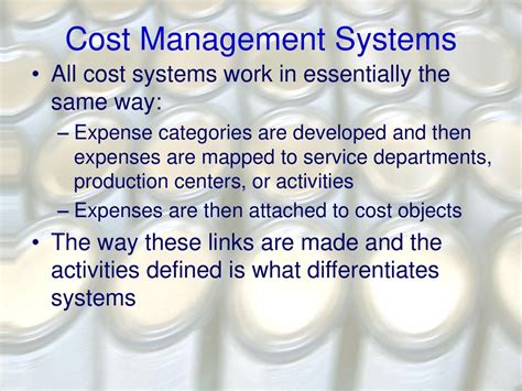 Design Of Cost Management Systems 2nd Edition