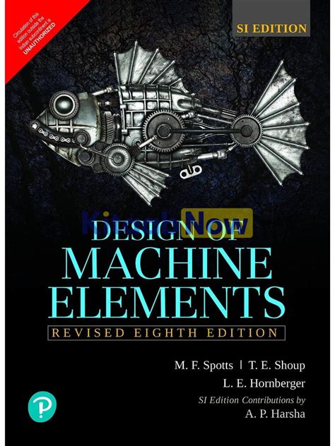 Design Of Machine Elements 8th Edition Spotts Solution Manual