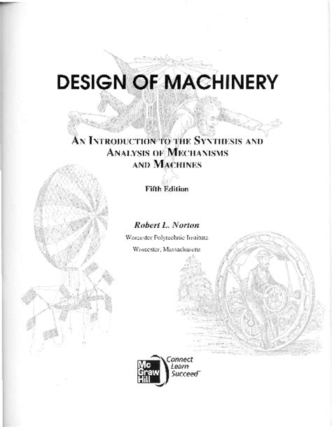 design of machinery an introduction to the synthesis and analysis of mechanisms and machines