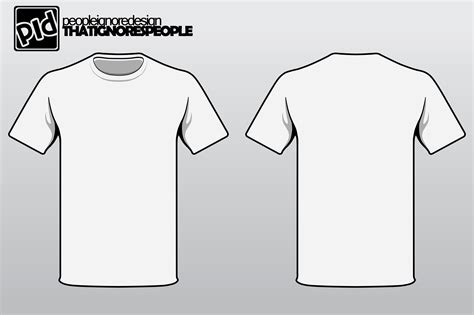 Design T Shirt Template Photoshop Template Kaos Polos Depan Belakang - Template Kaos Polos Depan Belakang