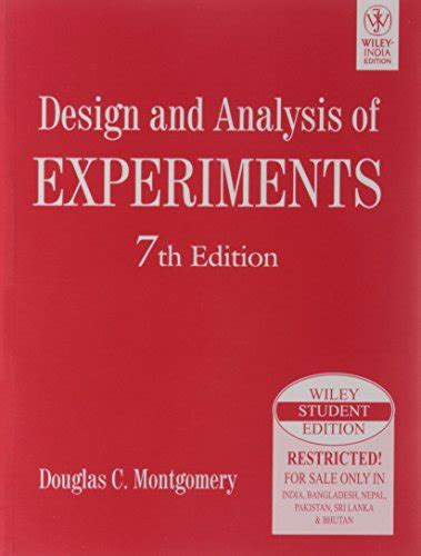 Full Download Design And Analysis Of Experiments 7Th Edition 