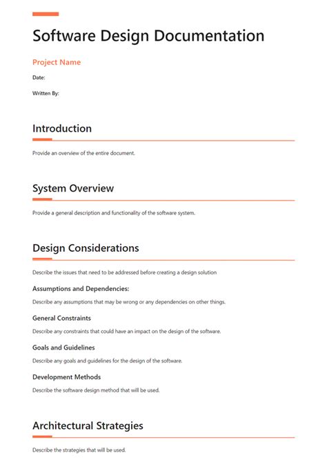 Full Download Design Document Template For Web Application 