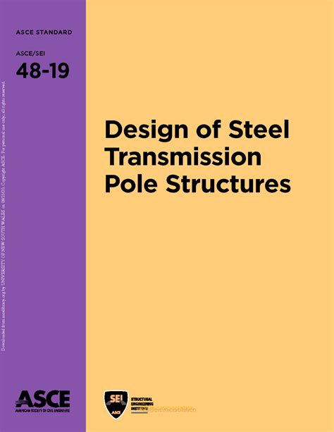 Download Design Of Steel Transmission Pole Structures Asce Manual And Report On Engineering Practice No 72 