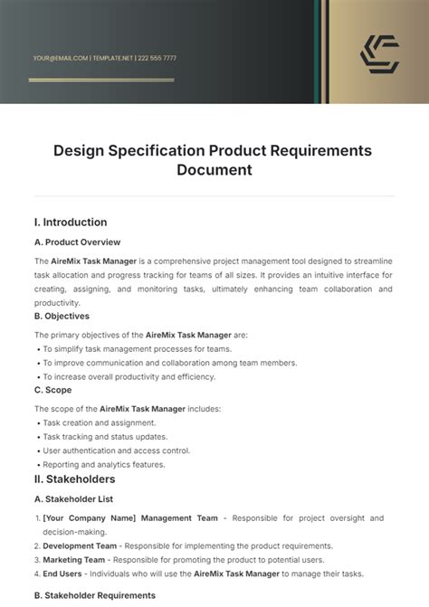 Read Design Specification Document 