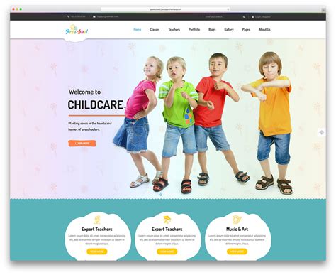 Designated Wordpress Theme For Kindergarten Wp Crash Kindergarten Theme - Kindergarten Theme