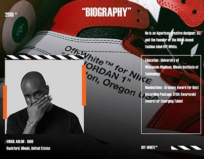 designer biography projects