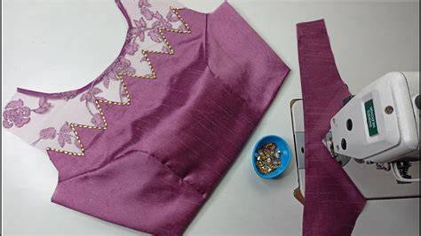 designer blouse cutting pattern