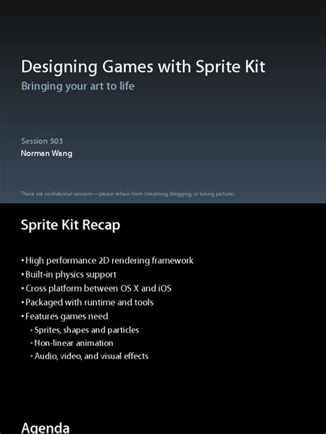 Designing Games With Sprite Kit Apple