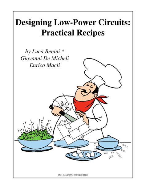 Designing Low Power Circuits Practical Recipes