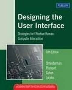 Designing The User Interface 5th Edition
