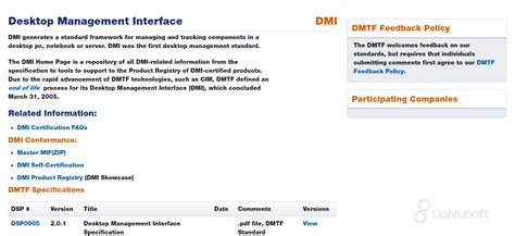 Desktop Management Interface