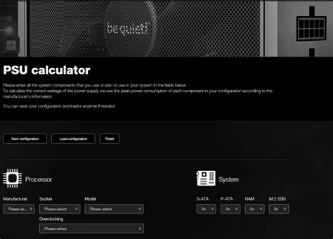 Desktop Psu Calculator