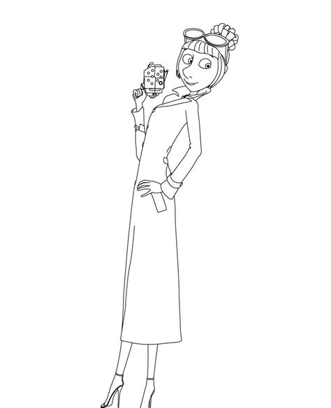Despicable Me 2 Coloring Pages Lucy