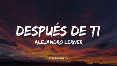 Despues De Ti