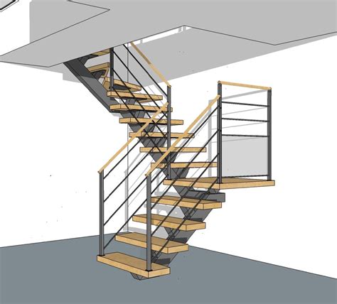 Dessin Escalier 3d   Esca Studio - Dessin Escalier 3d