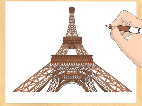 Dessin Tour Eiffel 3d   Comment Dessiner La Tour Eiffel De Paris Facile - Dessin Tour Eiffel 3d