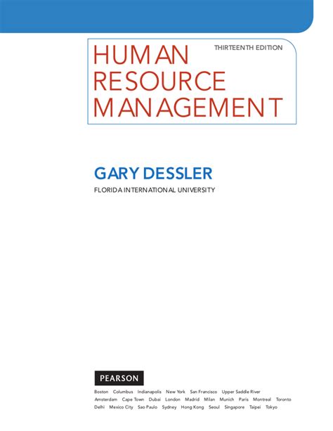 Full Download Dessler G Human Resource Management 13Th Edition 