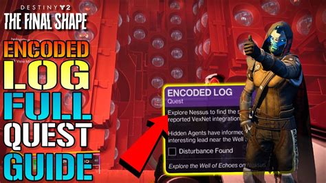 Destiny 2 Encoded Log Quest