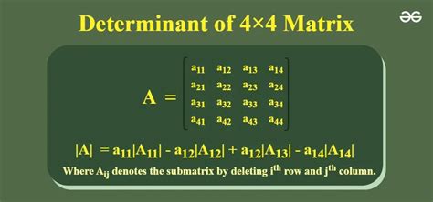 Det Of 4x4 Matrix
