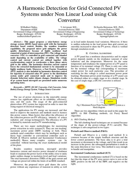Full Download Detection Of Harmonic Loads On A Power System Under 