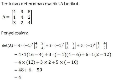 determinan matriks 3x3 | Determinante de una matriz de 3x3 Regla