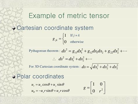 Determinant Of Metric Tensor