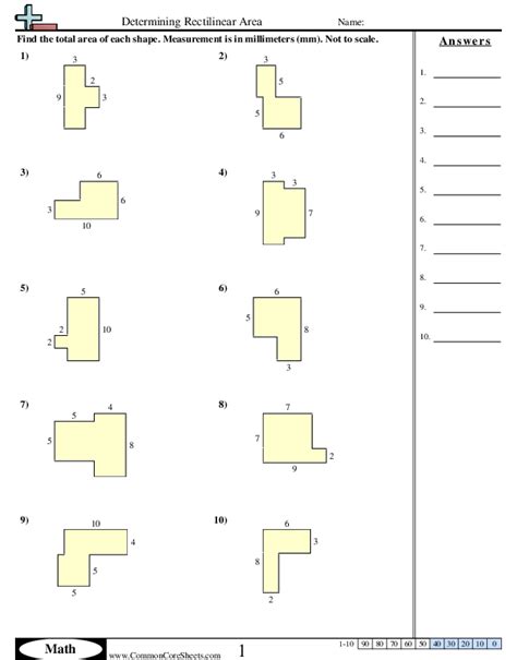 Determining Rectilinear Area Worksheet For 3rd Grade Determining Rectilinear Area 3rd Grade - Determining Rectilinear Area 3rd Grade