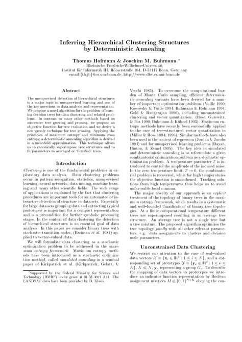 Deterministic Annealing For Clustering Compression