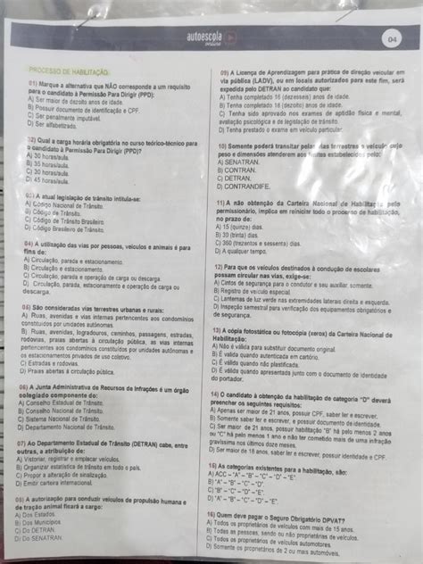 Detran Pr Simulado