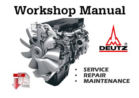 Read Online Deutz 1011F Engine Service Workshop Manual 
