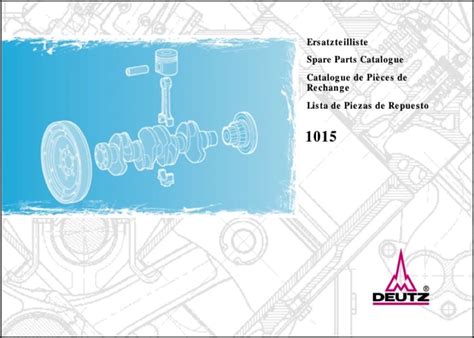 Read Online Deutz 1015 Diesel Engine Spare Parts Catalogue 