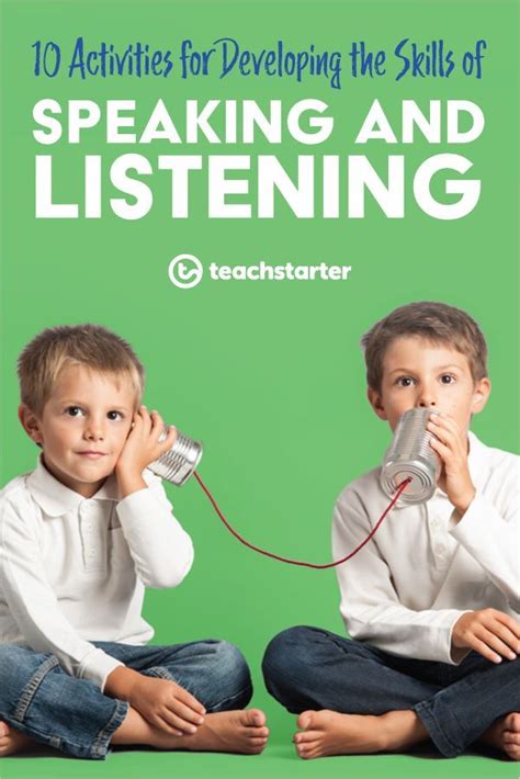 Developing Language Speaking And Listening Skills