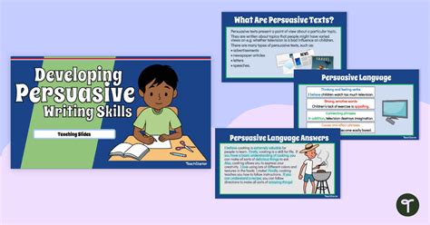 Developing Persuasive Writing Skills Powerpoint Year 3 And Persuasive Texts Year 4 - Persuasive Texts Year 4