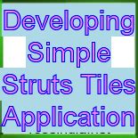 Developing Simple Struts Tiles Application