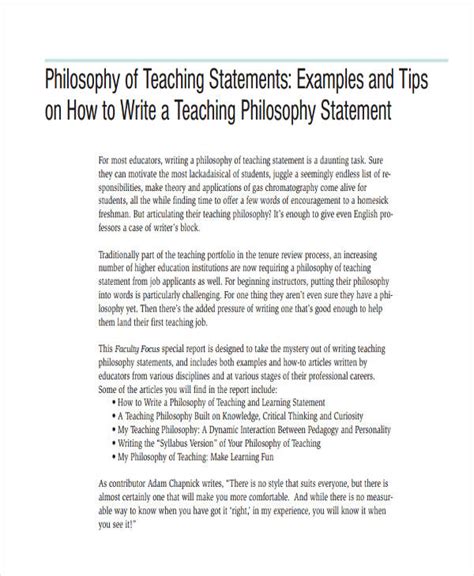Full Download Developing A Teaching Statement University Of Chicago 