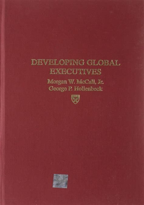 Full Download Developing Global Executives 