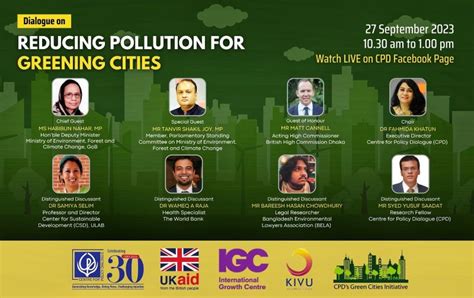 Development Dialogue Reducing Pollution For Improved
